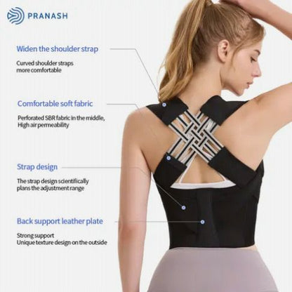 Premium Adjustable Back Posture Corrector Brace