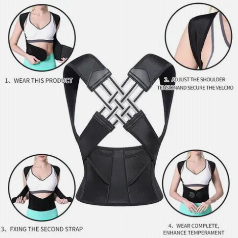 Premium Adjustable Back Posture Corrector Brace